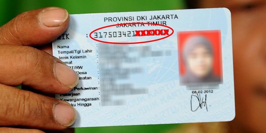 Ini arti nomor NIK di KTP  merdeka.com