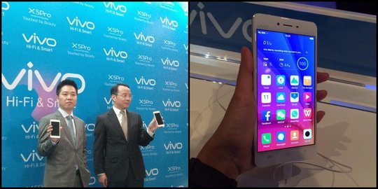 Vivo X5Pro, smartphone Octa-core cerdas bercasing Gorilla Glass