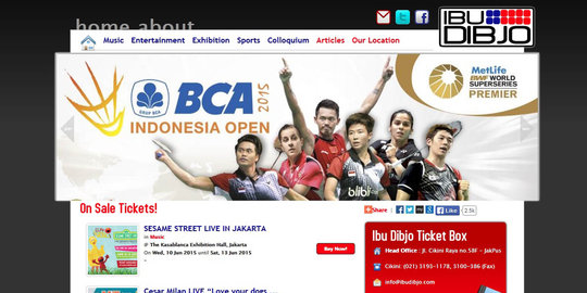 Ini sosok Ibu Dibyo, ratu tiket event akbar di Indonesia