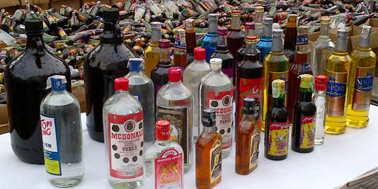 Jelang Ramadan, Polres Serang amankan 1.200 botol miras