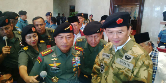 Cerita keintiman Ahok & TNI sejak pembaretan dari Jenderal Moeldoko