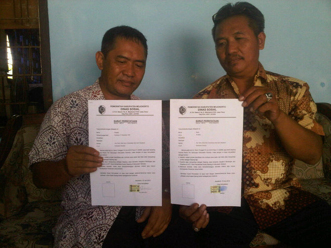 surat pernyataan tidak akan jadi badut lagi