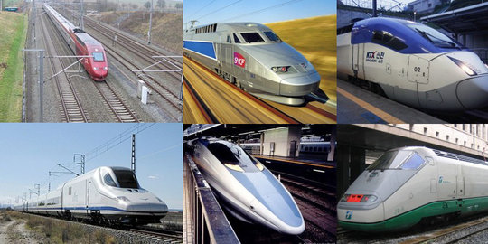 10 Kereta tercepat di dunia