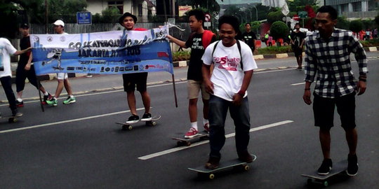 Puasa, car free day sepi dari aktivitas warga Ibu Kota