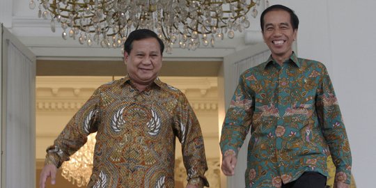Presiden Jokowi dan Prabowo buka bersama di rumah dinas ketua MPR