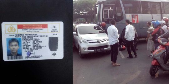 massa pengemudi ngumpet di kolong bus rev2