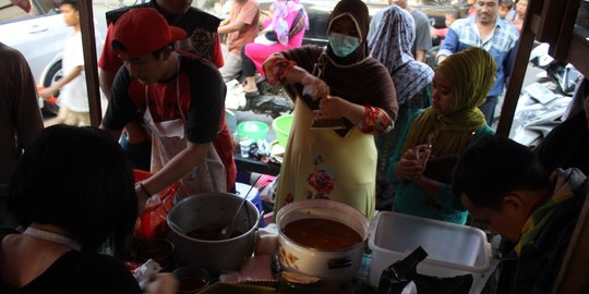 Ketan bintul, makanan khas Banten yang ada cuma di bulan Ramadan