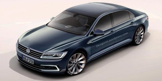 Maut, VW Phaeton generasi baru bakal tantang Mercedes S550 hybrid!