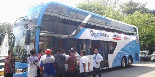 Ahok gembira dapat hibah bus tingkat buat transportasi wisata