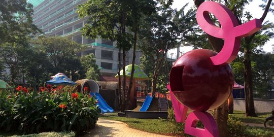 Bersantai dan berekspresi di Taman Potret Tangerang