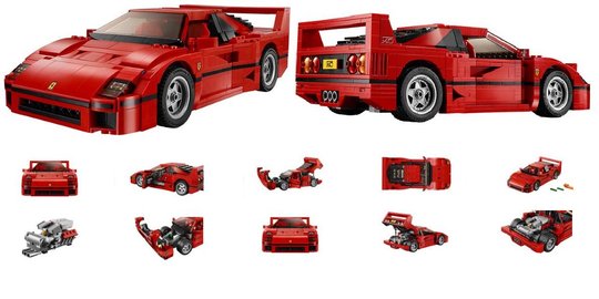 Dahsyatnya Lego Ferrari F40, nyaris sempurna!