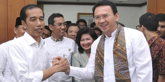 Ultah, Ahok dikirimi bunga oleh Jokowi