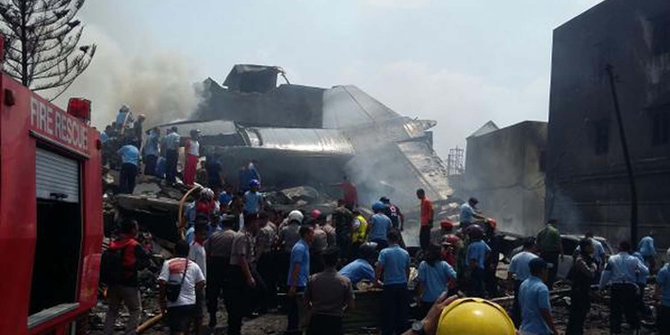 Kapuspen TNI: Saat ini evakuasi badan pesawat belum bisa dilakukan