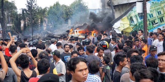 RS Adam Malik terima 21 kantung jenazah tragedi hercules jatuh