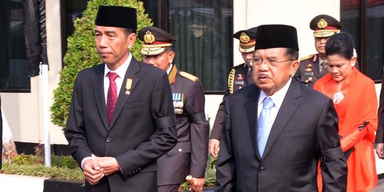 HUT Bhayangkara, Jokowi-JK berbuka bareng anak yatim di Mabes Polri