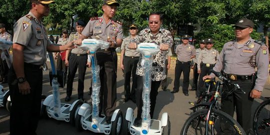 Punya kenangan dengan Polri, Djan sumbang 300 sepeda ke Polda Metro