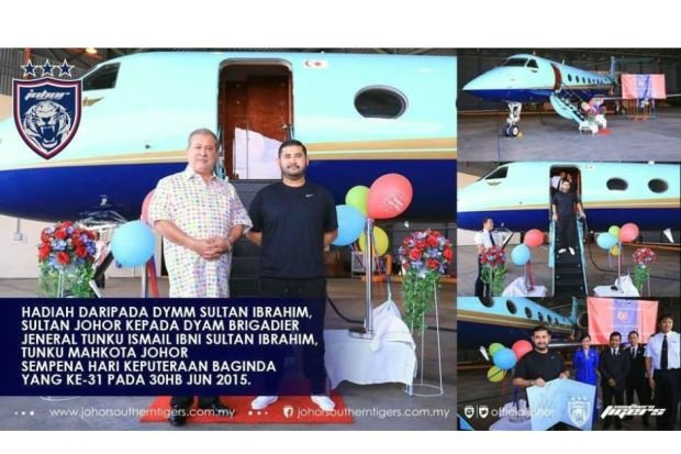 Putra Mahkota Johor Malaysia Dapat Kado Ultah Pesawat Jet Merdeka Com