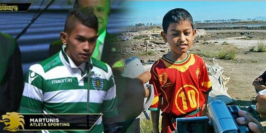 Martunis, anak korban tsunami gabung akademi Sporting Lisbon