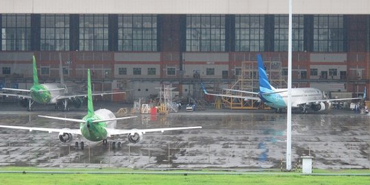 Terminal 2E terbakar, Garuda dari Semarang juga kena delay