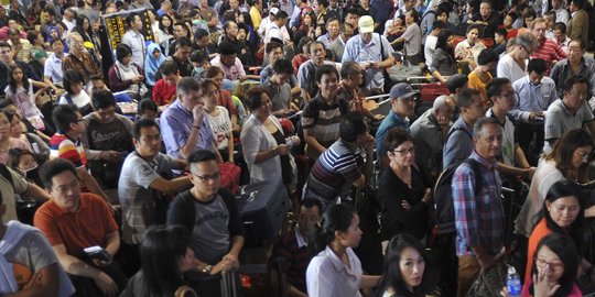 Terminal 2E kebakaran, penumpang di Bandara Soekarno-Hatta kecewa