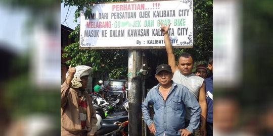 Tukang ojek Kalibata City tolak keras keberadaan GO-JEK