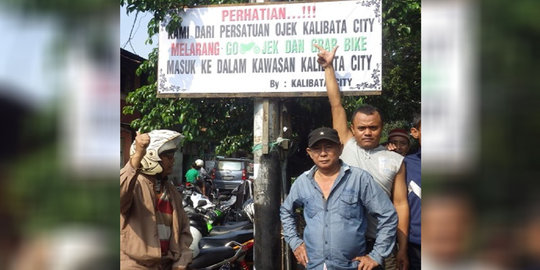 Mulai gerah, ini cara tukang ojek reguler tolak keberadaan GO-JEK