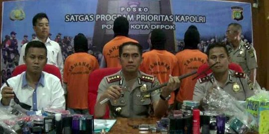 Kerap bobol minimarket di Depok, empat anak punk ditangkap