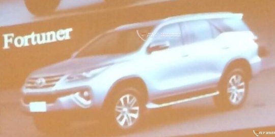 Toyota Fortuner 2016 bakal hadir dalam 5 varian