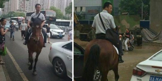 Empat orang ini punya cara kocak buat hindari macet