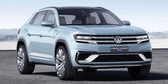 Ini dia penampakan konsep VW Cross Coupe GTE, mantap!