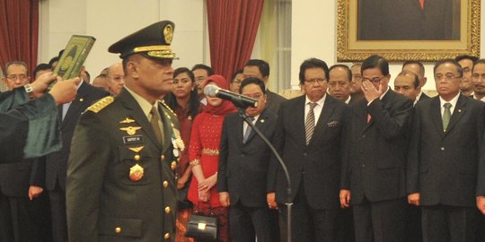 Jenderal Gatot Nurmantyo resmi jabat Panglima TNI