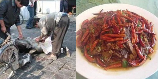 Ini 6 kuliner ekstrem China yang bikin hati miris