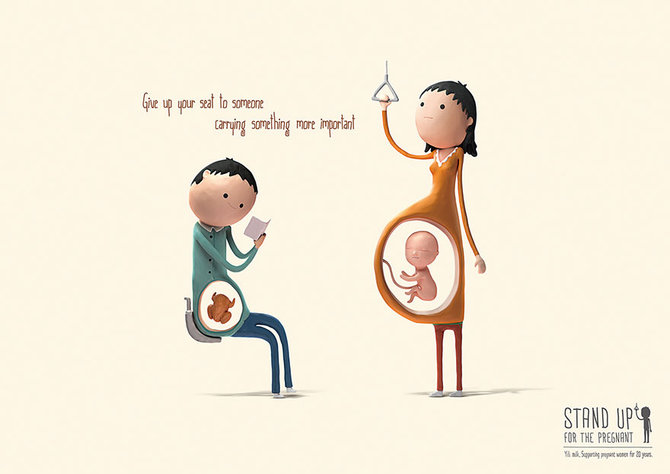 ilustrasi stand up for the pregnant