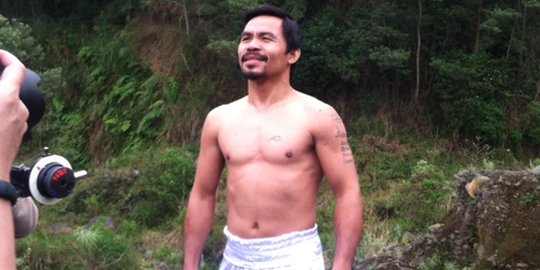 Datang ke Indonesia, Pacquiao syuting iklan hingga temui Mary Jane