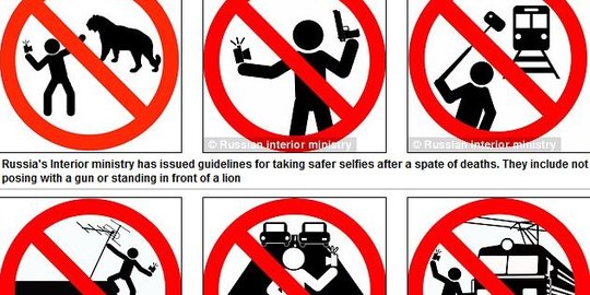 Rusia bikin aturan tata cara berfoto selfie