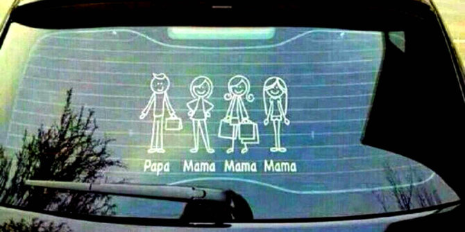  Nyeleneh  pelesetan stiker Family ini bikin ketawa 