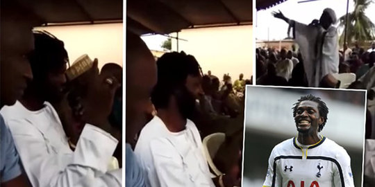 Ini video Emmanuel Adebayor baca syahadat dan masuk Islam