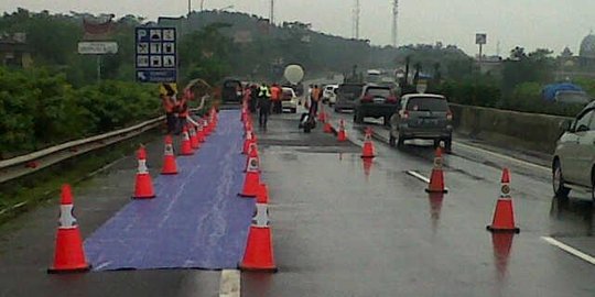 Konstruksi jalan Tol Cipularang bermasalah bikin rawan kecelakaan