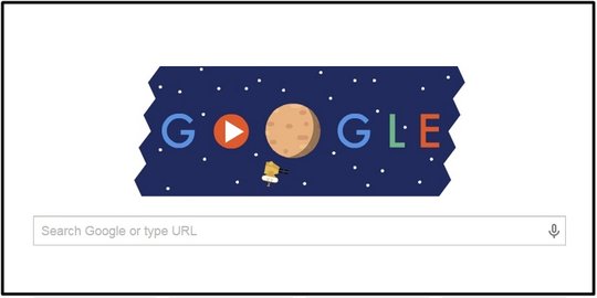 Hari bersejarah! Google rayakan kedatangan 'New Horizon' ke Pluto