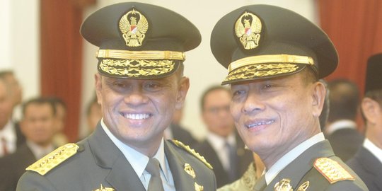 Moeldoko serahkan tongkat kepemimpinan TNI kepada Jenderal Gatot