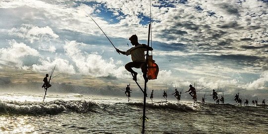 Sungai Barito surut karena kemarau, warga panen ikan patin