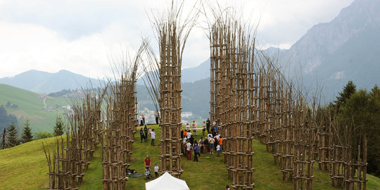 pepohonan tanpa atap
