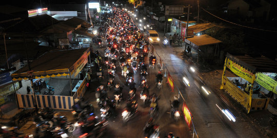 Pemudik motor dominasi jalur Pantura