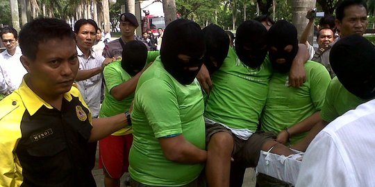 Gembong bajing loncat di Cilincing dan 7 anak buah dibekuk