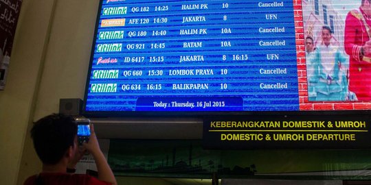 Bandara Juanda masih ditutup, Garuda batalkan 41 penerbangan
