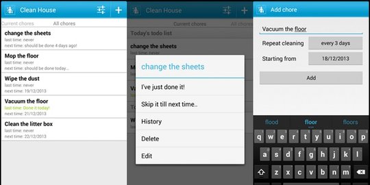 4 aplikasi android ini membuat pekerjaan rumah lebih menyenangkan