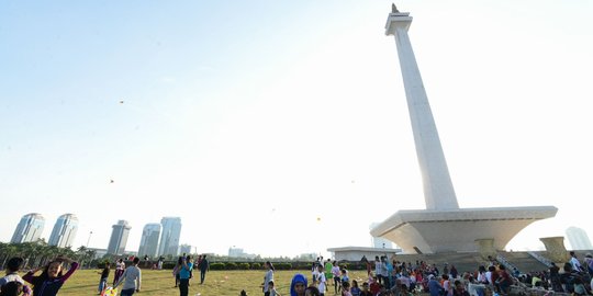 Libur Lebaran, Monas diserbu pengunjung