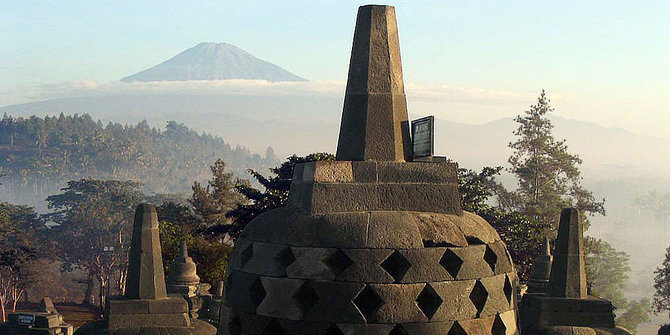 Hari ini puncak kunjungan wisata Lebaran di Candi Borobudur Magelang