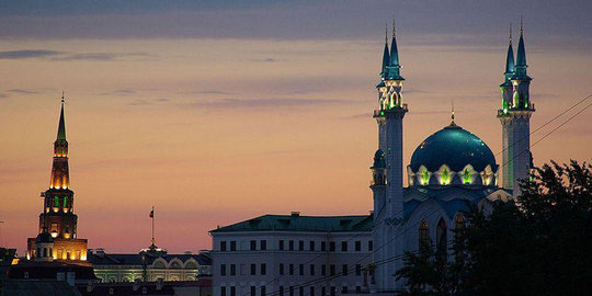 Indahnya Masjid Kul Sharif di Kazan, kebanggaan muslim Rusia