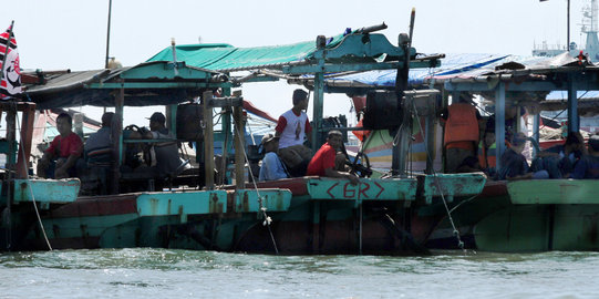 Polisi bekuk 7 nelayan tangkap ikan pakai bom di Pangkajene
